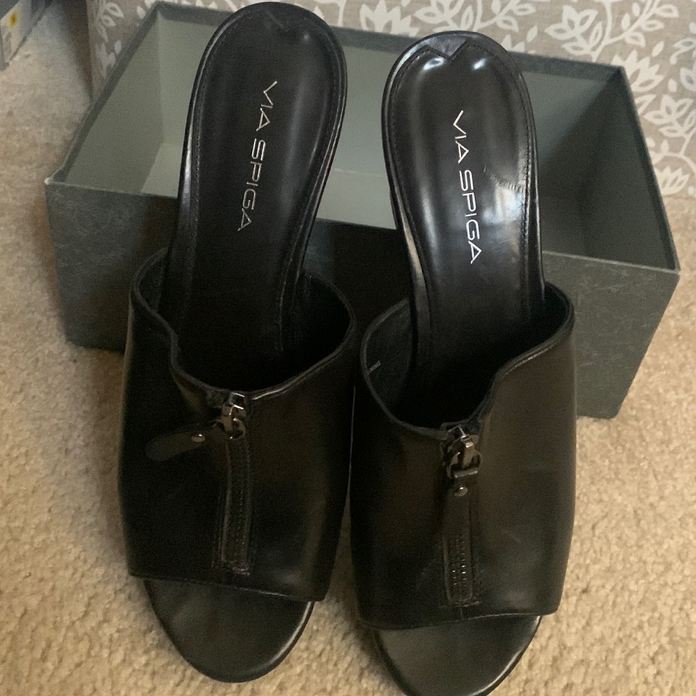 Via Spiga Open Toe Heeled Shoe